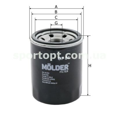 Фільтр масляний Molder Filter OF 84 (WL7134, OC196, W6103)
