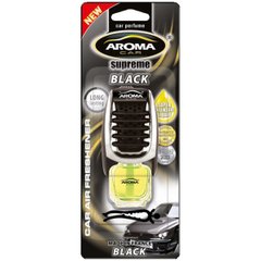 Ароматизатор Aroma Car Supereme Slim Black, 8ml