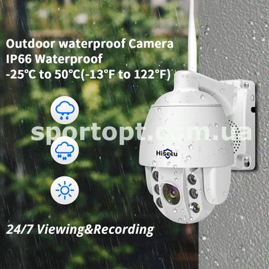 WiFi видеокамера Hiseeu WHD902A (PTZ, IP, LAN)