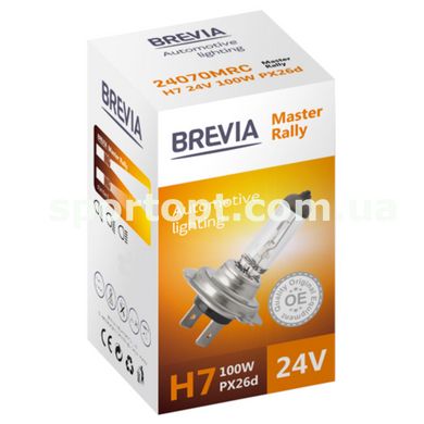 Галогенова лампа Brevia H7 24V 100W PX26d Master Rally CP