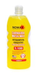 Автошампунь Nowax Carnauba Wash&Wax концентрат 1:100 карнаубський віск, 1л