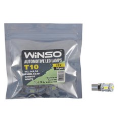 LED автолампа Winso 12V SMD T10 W2.1x9.5d, 10шт