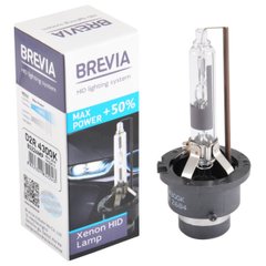 Ксенонова лампа Brevia D2R +50%, 4300K, 85V, 35W PK32d-3, 1шт