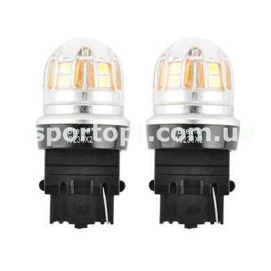 LED автолампа Brevia S-Power P27W (3156) 330Lm 15x2835SMD 12/24V CANbus, 2шт