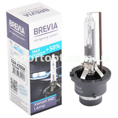 Ксенонова лампа Brevia D2R +50%, 4300K, 85V, 35W PK32d-3, 1шт