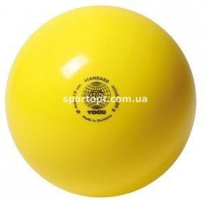 Мяч для художественной гимнастики 19 см 400 грамм TOGU Германия Fig желтый