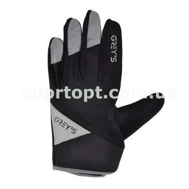 Велорукавиці зимові Grey's з пальцями та гелевими вставками, чорні XL GR18414