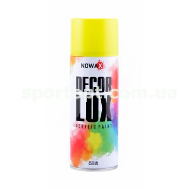 Фарба флуоресцентна Nowax Spray 450мл жовтий (YELLOW)