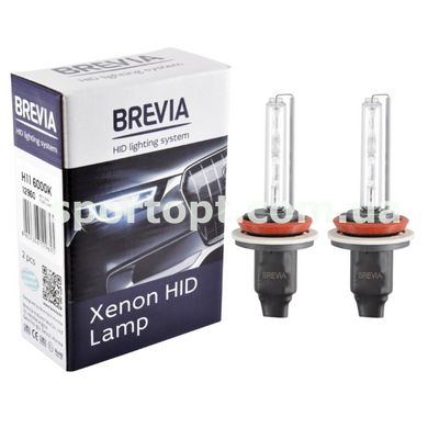 Ксенонова лампа Brevia H11 6000K, 85V, 35W PGJ19-2 KET, 2шт