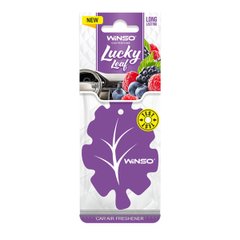 Освіжувач повітря WINSO Lucky Leaf, целюлозний ароматизатор, Wildberry