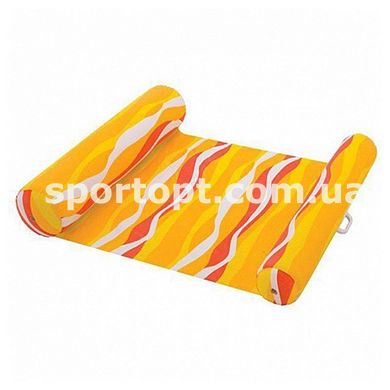 Пляжний надувний матрац-гамак для плавання Intex 137х99 см (жовтий) (58834)