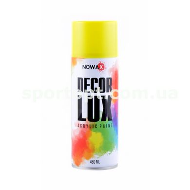 Фарба акрилова Nowax Spray 450мл жовтий (TRAFFIC YELLOW/RAL1023)