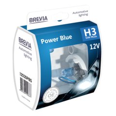 Галогенова лампа Brevia H3 12V 55W PK22s Power Blue S2