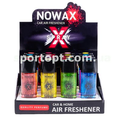Бокс MIX №2 ароматизаторів повітря Nowax серія X Spray 50 ml