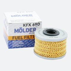 Фільтр паливний Molder Filter KFX 69D (WF8014, KX79D, P7161X)