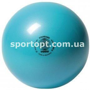 Мяч для художественной гимнастики 19 см 400 грамм TOGU Германия Fig бирюзовый