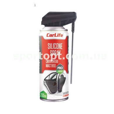 Змазка силіконова CarLife Silicone Spray Professional, 200мл