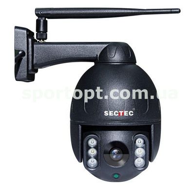 Вулична поворотная камера c 5X ОПТИК ZOOM IP WiFi SECTEC ST-382-2M-5X