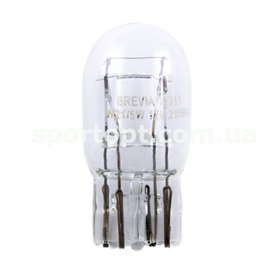 Лампа розжарювання Brevia W21/5W 12V 21/5W W3x16q CP, 10шт