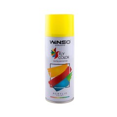 Акрилова спрей-фарба флуоресцентна Winso 450мл кислотно-жовтий (YELLOW)