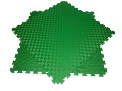 Мат-татами ласточкин хвост EVA 1х1м 10мм зеленый