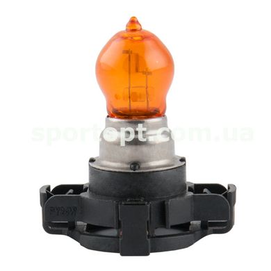 Галогенова лампа Brevia PY24W 12V/24V PGU20/4 AMBER Power +30% CP