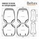 Комплект, 3D чохли для передніх сидінь BELTEX Montana, black 2шт