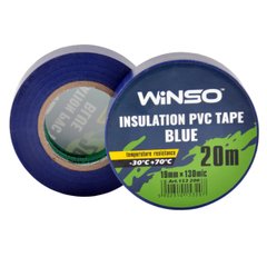 Стрічка ізоляційна ПВХ Winso д.20м, ш.19мм, т.130мк, синя