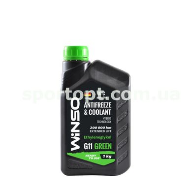 Антифриз Winso Antifreeze & Coolant Green -40°C (зелений) G11, 1кг