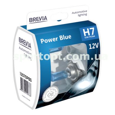 Галогенова лампа Brevia H7 12V 55W PX26d Power Blue S2