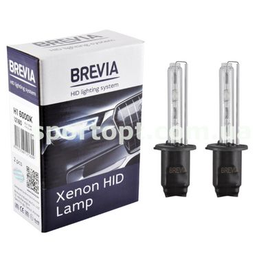 Ксенонова лампа Brevia H1 6000K, 85V, 35W P14.5s KET, 2шт