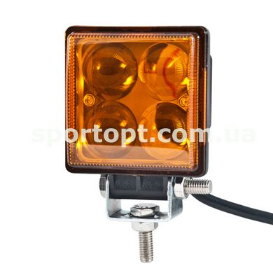 Автолампа світлодіодна BELAUTO EPISTAR Spot Amber LED 75х75х49 (4*3w)