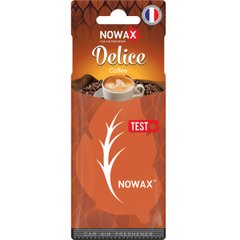 Ароматизатор повітря целюлозний Nowax серія Delice - Coffee