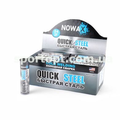 Клей (холодне зварювання) Nowax Quick Steel темно-сірий, 57г