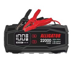 Пусковий пристрій Alligator Jump Starter 1000A/2000A 22000mAh