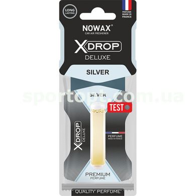 Ароматизатор целюлозний з капсулою Nowax серія X Drop Deluxe - Silver