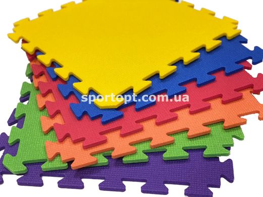 Дитячий килимок-пазл Спорт з пінополіетилену (ізолону) 50х50х1см