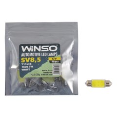 LED автолампа Winso 12V COB SV8.5 T11x36, 10шт