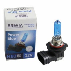 Галогенова лампа Brevia HB3 12V 65W P20d Power Blue 4200K