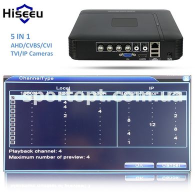 Комплект відеоспостереження Hiseeu 2ch AHD-2MP 1080P Outdoor (2AHBB12)