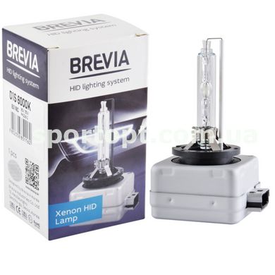 Ксенонова лампа Brevia D1S, 6000K, 85V, 35W PK32d-2, 1шт