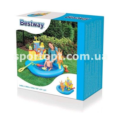 Дитячий надувний басейн Bestway "Кораблик", 140х130х104 см (52211)