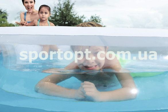 Детский надувной бассейн Bestway, с шезлонгом и подстаканником, 279х234х48 cм (54168)