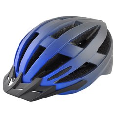Велосипедний шолом Grey's М чорно-синій матовий