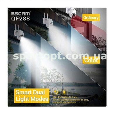 ESCAM QF288 Оптический 8-Х ЗУМ, IP WiFi камера IP66, поворотная