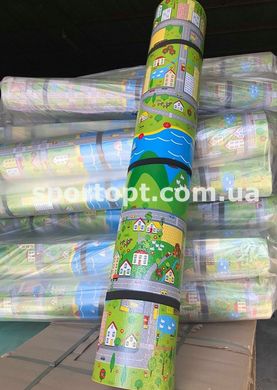 Детский игровой коврик Парковый городок 2 х1,2 м 12 мм