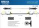 Професійна інспекційна лампа Brevia LED 120-190см 40SMD 1000lm 4000mAh