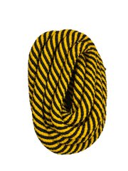 Скакалка для художньої гімнастики Депортива El Leon De Oro 3 м жовто-чорна