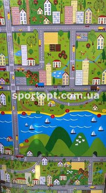 Детский игровой коврик Парковый городок 2,5х1,2 м 12 мм