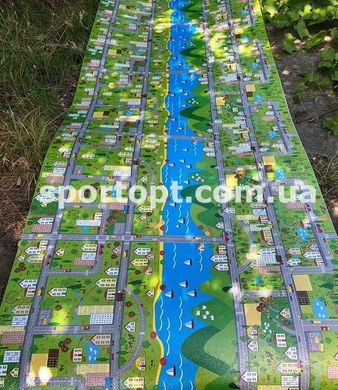 Дитячий ігровий килимок Паркове містечко 2,5х1,2 м 12 мм